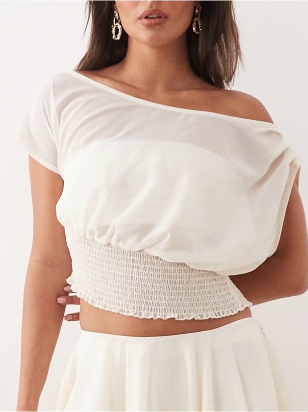 Sheer crop top